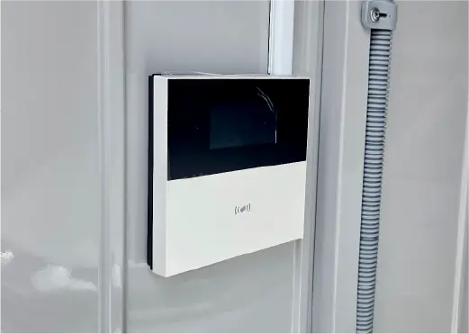 入退場用のセキュリティ端末